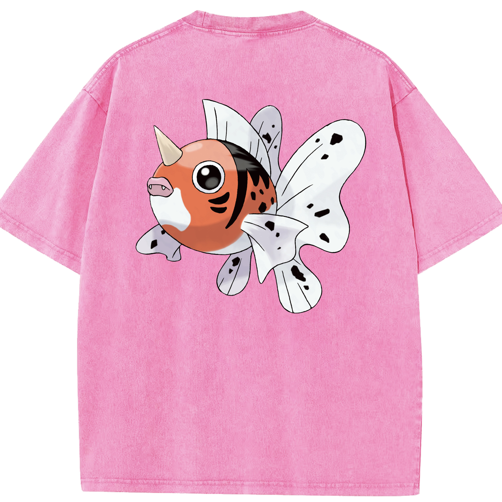 （画像用） ポケットモンスター Pokémon 綿100% ヴィンテージ風 半袖Tシャツ（背面プリント）